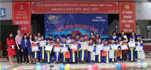 Tưng bừng Cuộc thi   Rung chuông vàng  tại trường Tiểu học Ái Mộ A